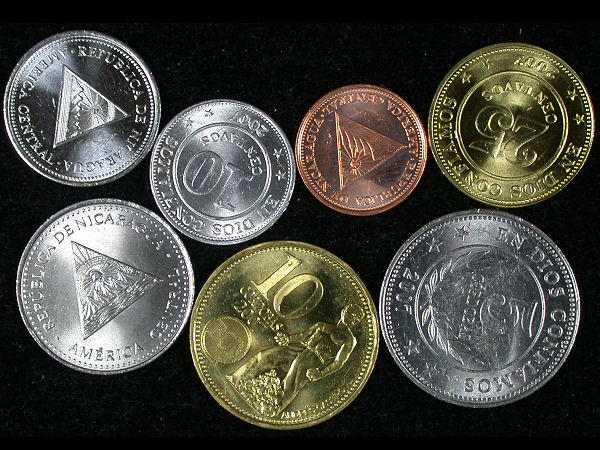 Nicaragua Set of 7 Coins